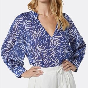 Joie Stow Long Sleeve Cotton Top